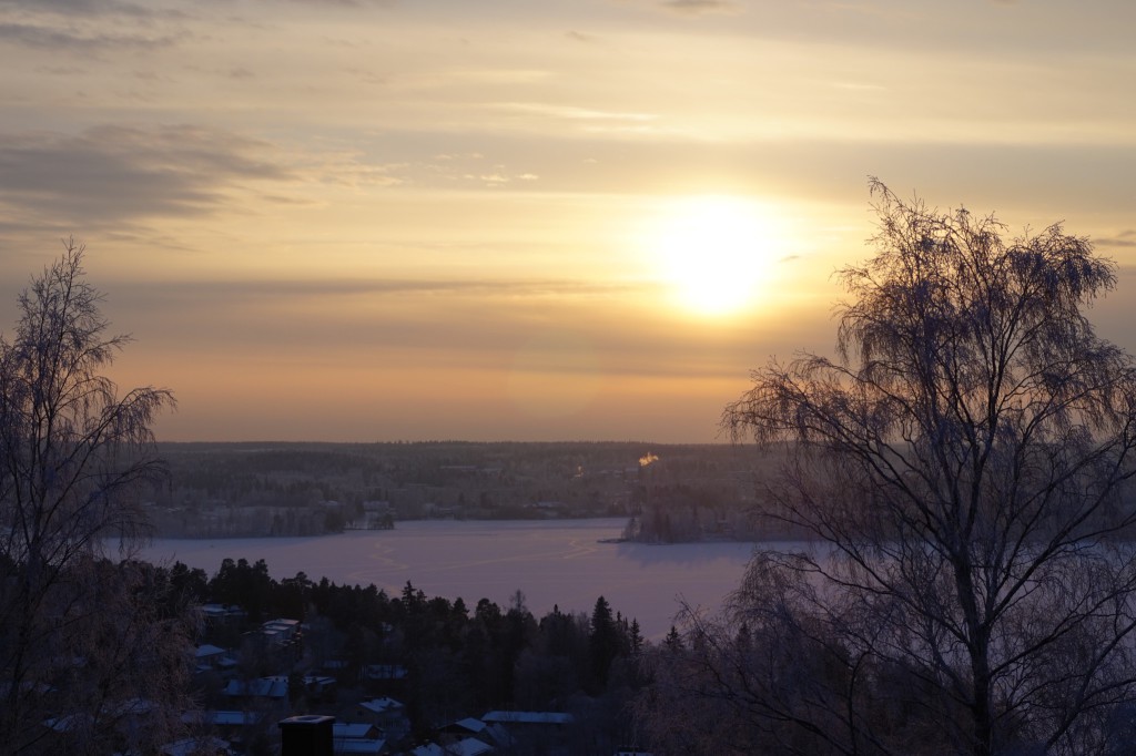 Lake Pyhäjärvi sunset from Pispala, Tampere