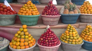 Fruits and tomatoes in Bali