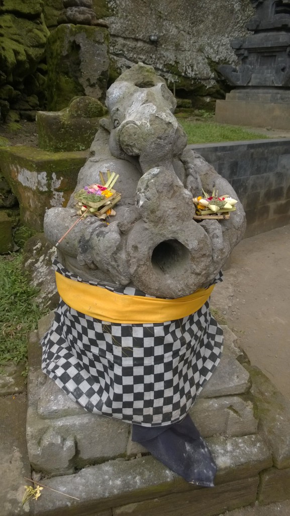 Goa Gajah elephant statue Goa Gajah elephant statue