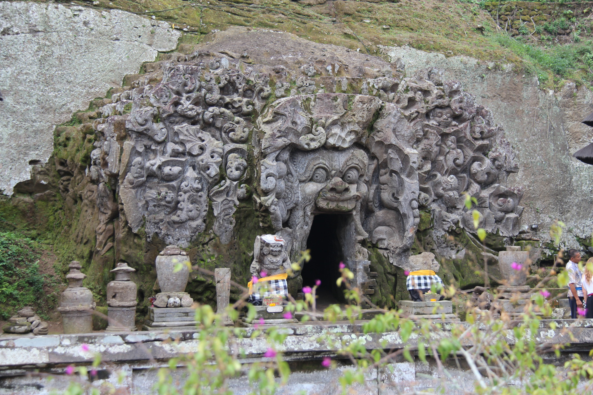 Goa Gajah cave entrance Goa Gajah cave entrance