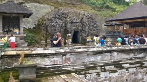 Goa Gajah visitors