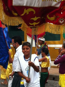 Olinda Carnival boys in parade