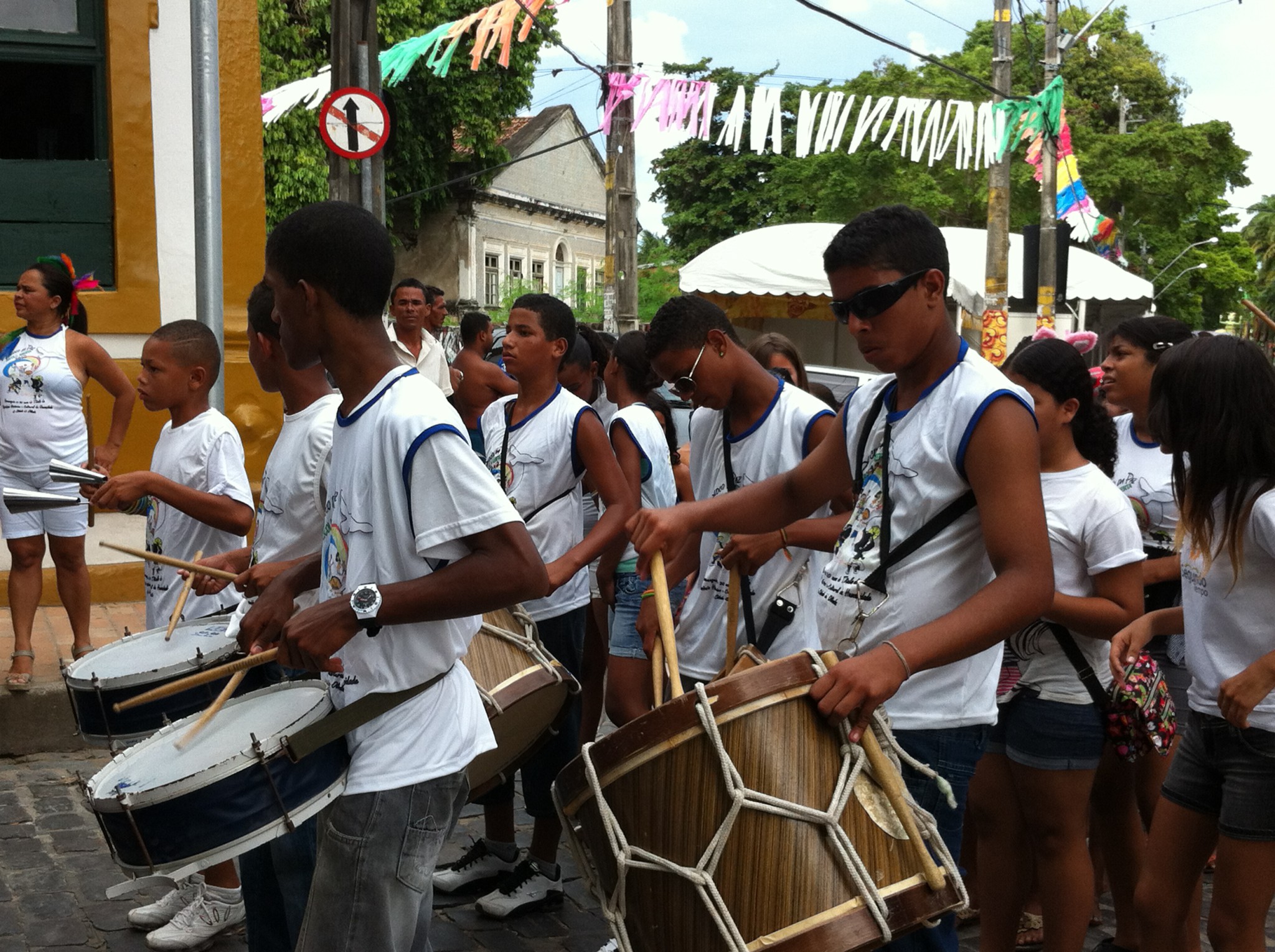 Olinda Carnival parade orchestra