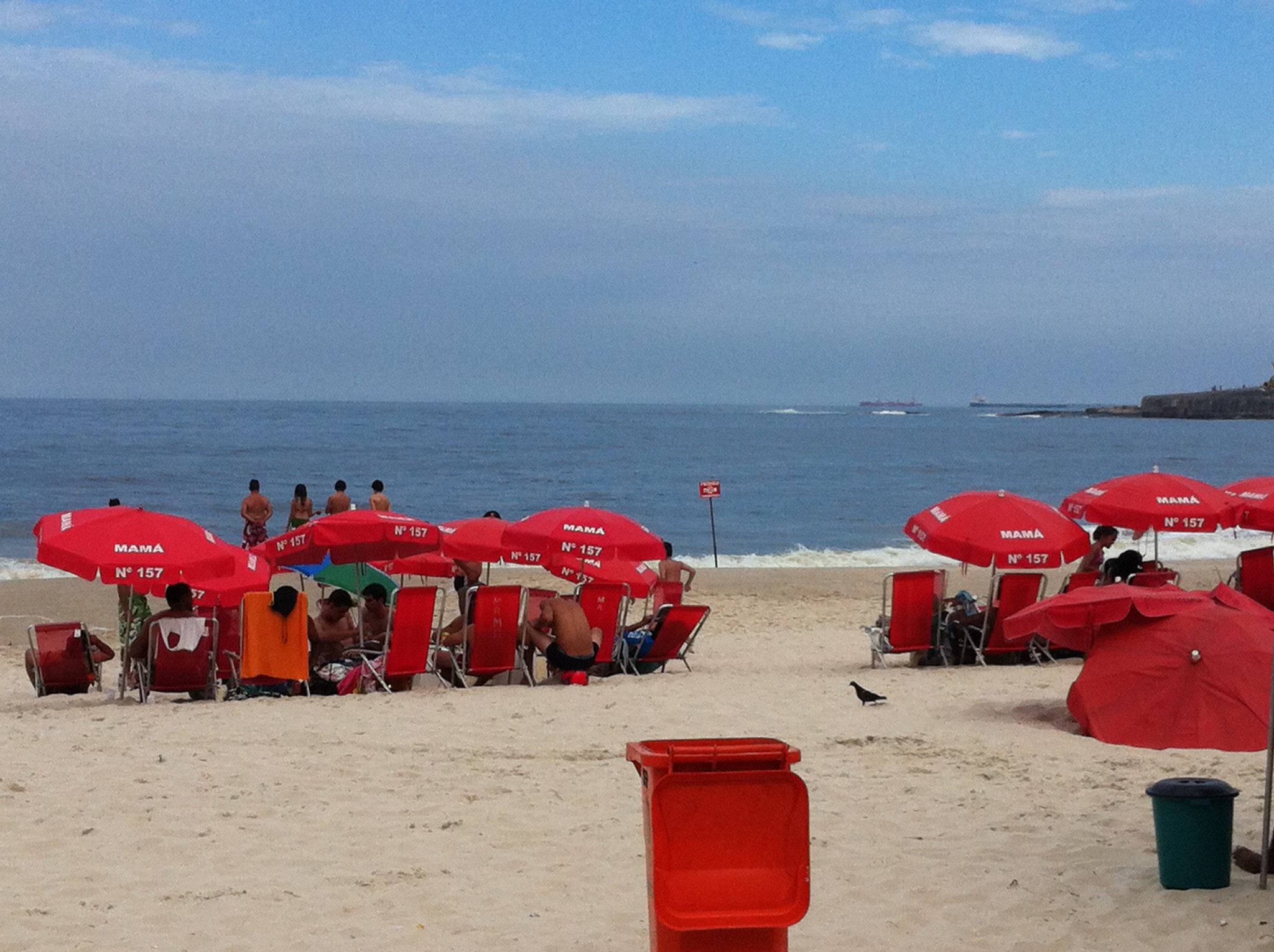 Spending time at Copacabana, Rio de Janeiro