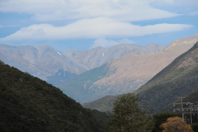 Christchurch to Greymouth scenery Christchurch to Greymouth scenery