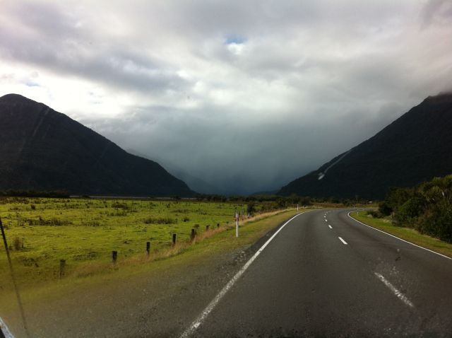 Driving from West Coast to Queenstown