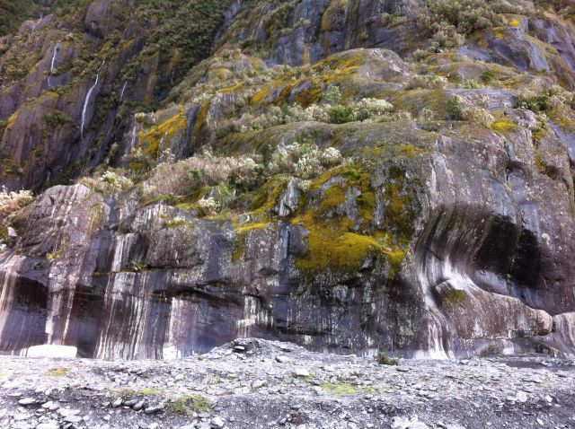 Franz Josef Glacier rocks