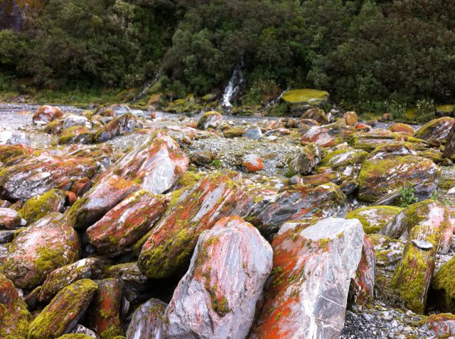 Franz Josef Glacier stones