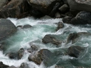 Haast River falls