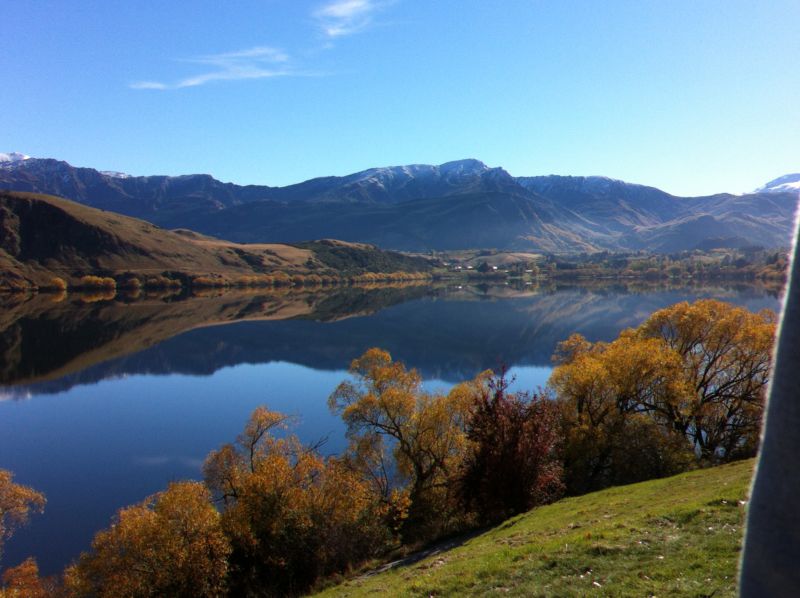 Lake Hayes in autumn, New Zealand