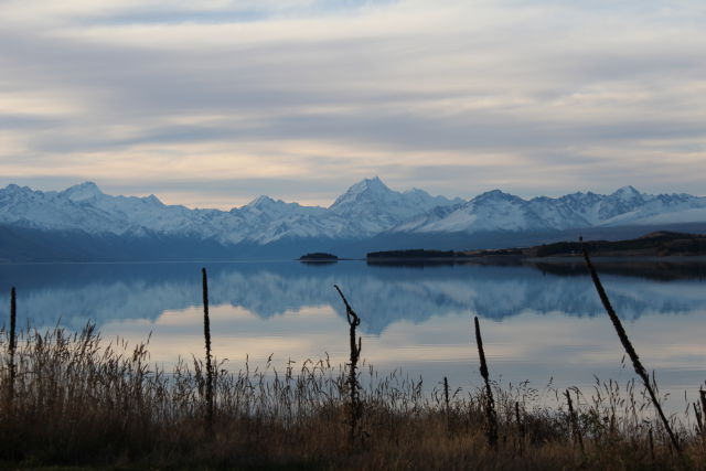 Lake Pukaki after sunset