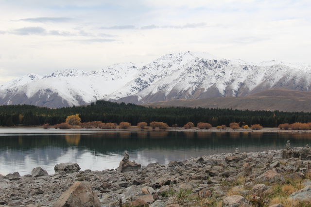 Lake Tekapo mountain view