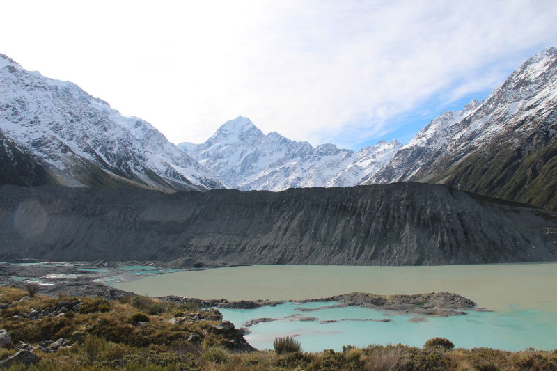 Mueller Glacial Lake view