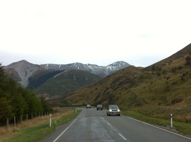 Mountain road Christchurch to Greymouth New Zealand Christchurch to Greymouth road