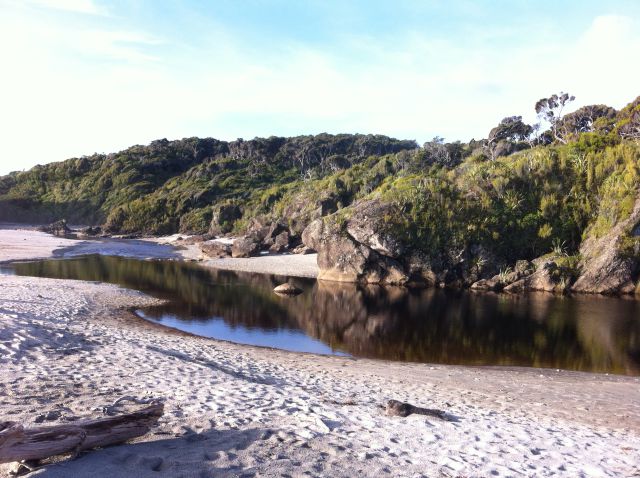 South Island West Coast lagoon