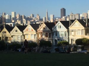 Alamo Square, San Francisco downtown