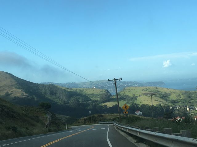 Driving to Muir Woods