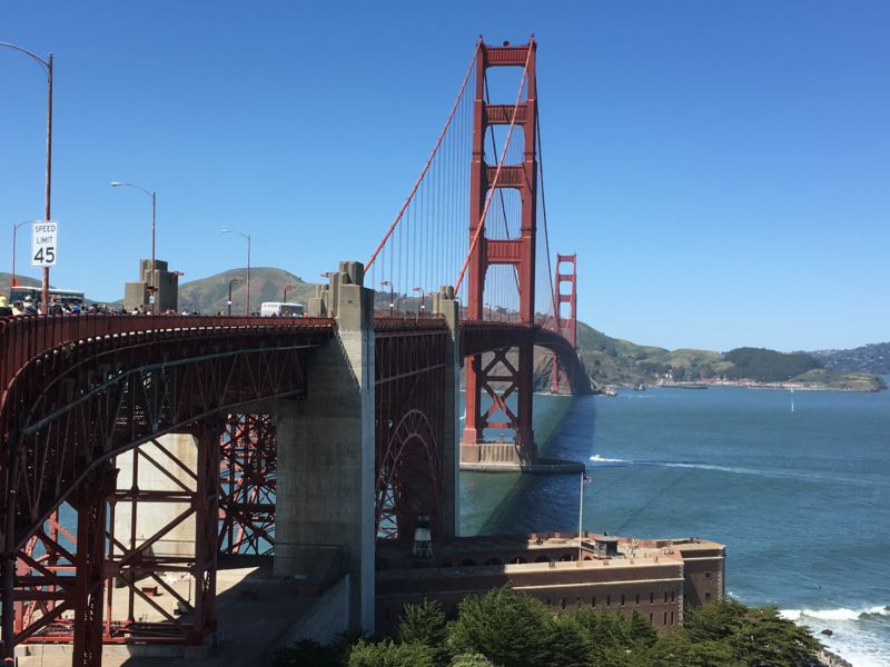 San Francisco Golden Gate Bridge Golden Gate and Fort Point