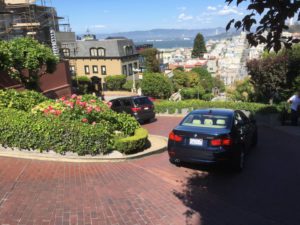 Lombard Street serpentine road