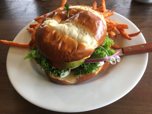 A California highway 1 hamburger