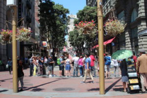 San Francisco cable car end stop