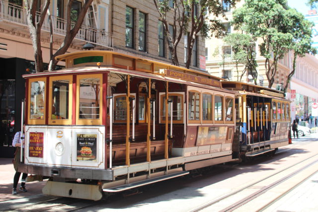 San Francisco cable car turning point San Francisco cable car turning point
