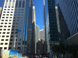 San Francisco downtown skyscrapers