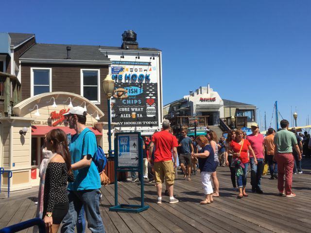 San Francisco Pier 39 San Francisco Pier 39 walking