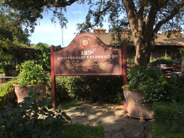 V Sattui Winery entrance