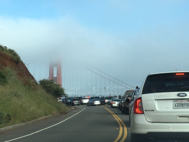 Vista Point and Golden Gate Bridge