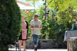 Walking in Napa