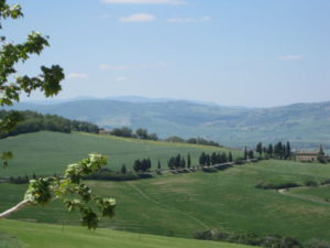 Monticchiello hill view