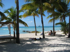 Routes and Trips Caribbean beach