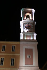 Church bell tower in Nice