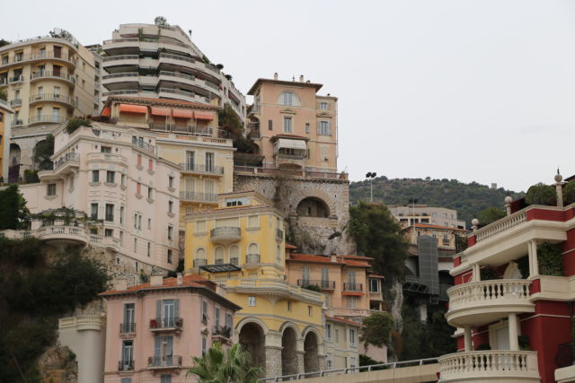 Monaco mountain slope