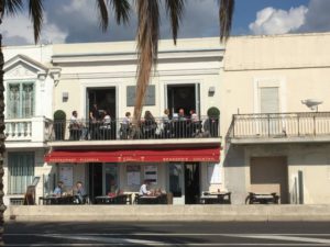 Nice in one day, Promenade des Anglais cafe