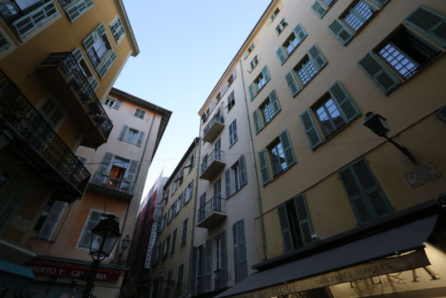 Nice Old Town medieval buildings