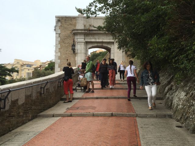 Pedestrian road to the Old Town