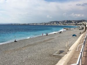 The beach of Nice