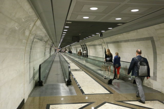 Tunnel to Monaco railway station