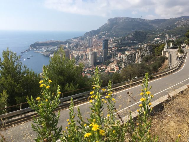 View of Monaco from the mountain