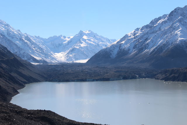 Tasman Glacier and Lake Aoraki Mount Cook