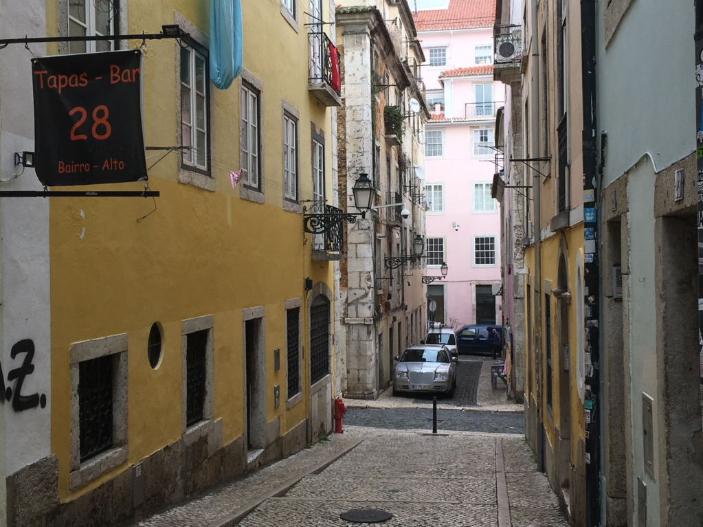 Lisbon Bairro Alto alley Bairro Alto alley