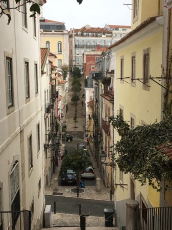 Bairro Alto street Lisbon