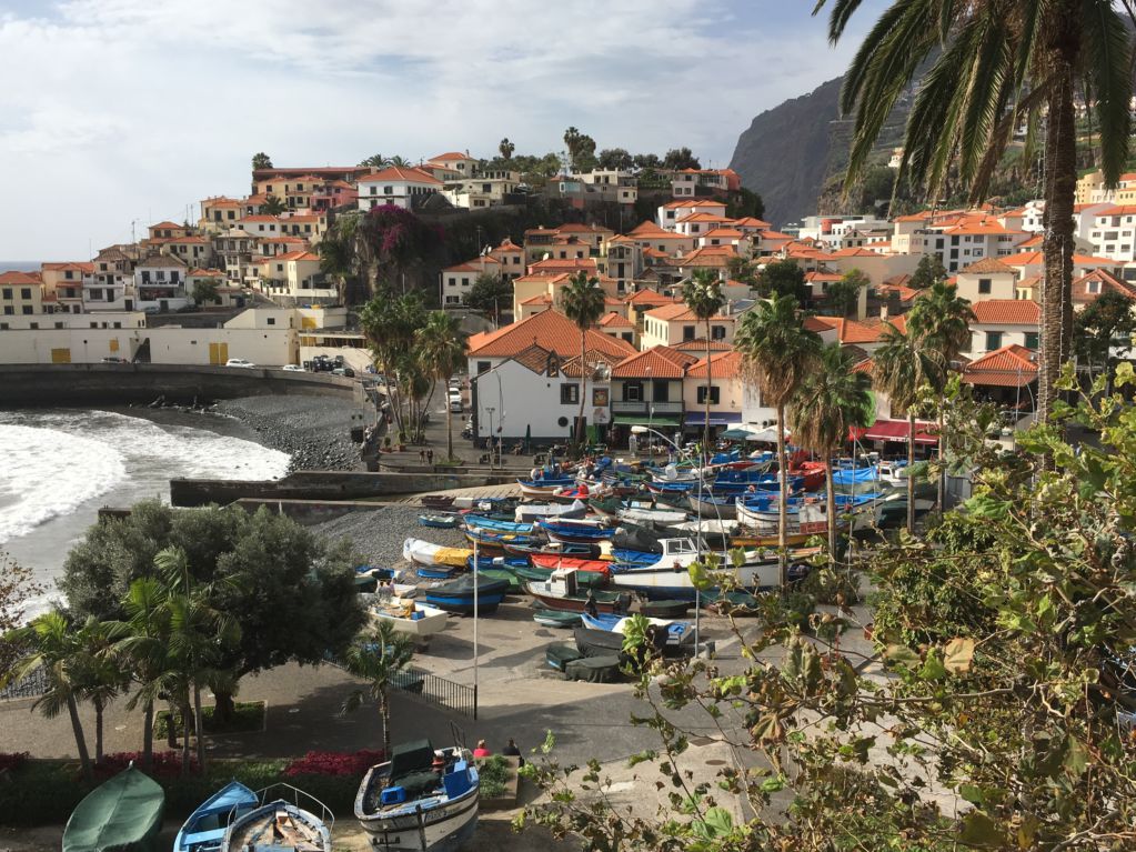 Driving in Madeira: Camara de Lobos fishing village