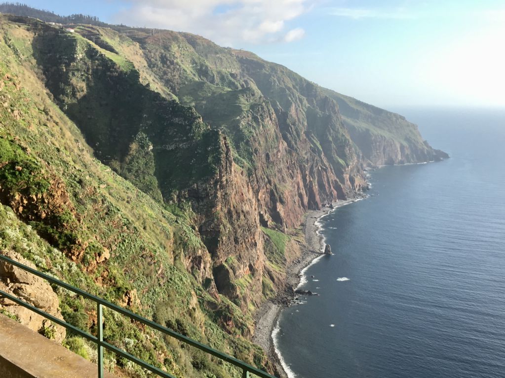 Western Madeira coast from Ponta do Pargo viewpoint