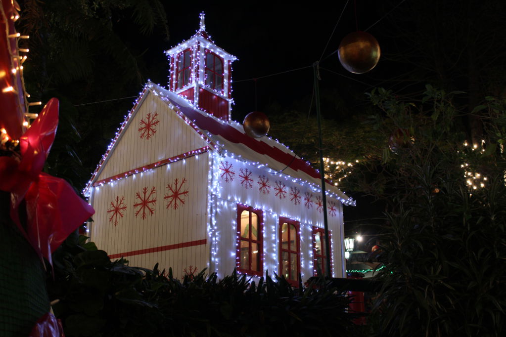 Funchal Christmas church in park