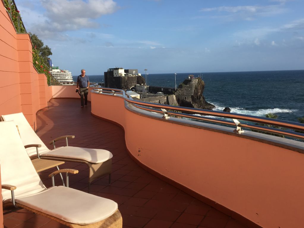 Funchal hotel balcony
