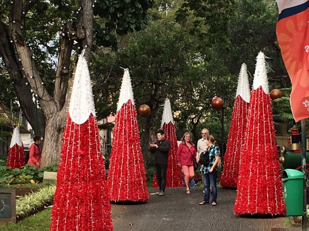 Funchal park Christmas decoration