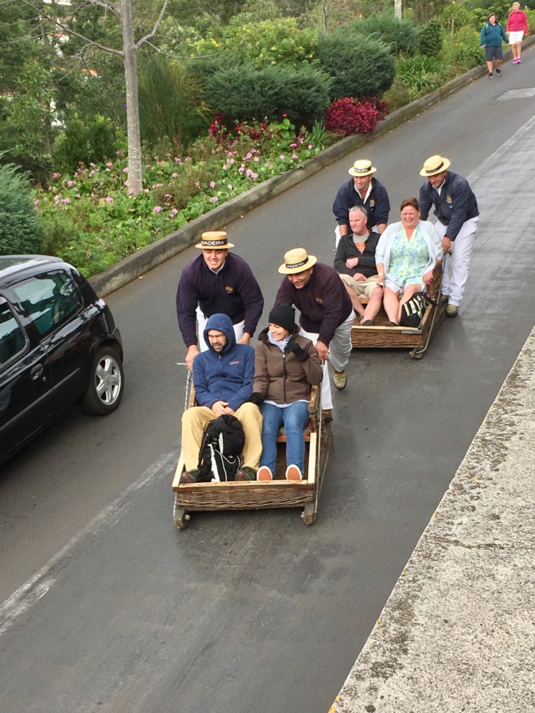 Monte toboggan riding